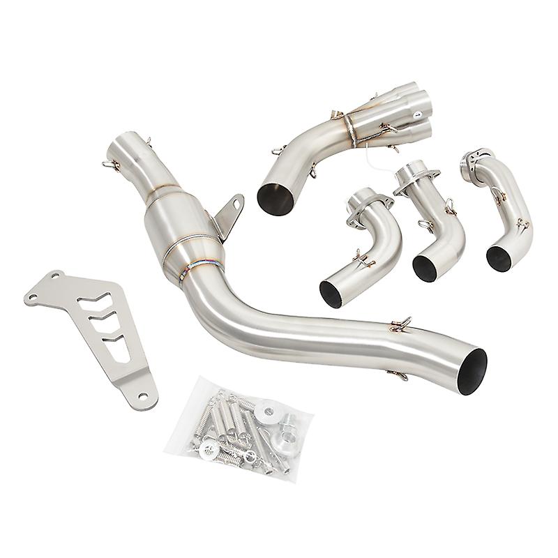 Volles system für yamaha MT-09 mt09 FZ-09 xsr900 2021-2023 motorrad auspuff flucht ändern front link rohr schall dämpfer carbon faser