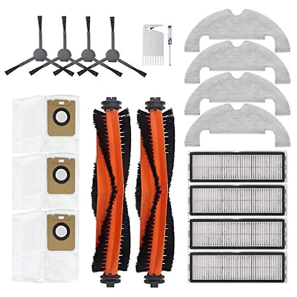 Compatible With Dreame Bot L10 Plus Main Brush Side Brush Dust Bag Filters Spare