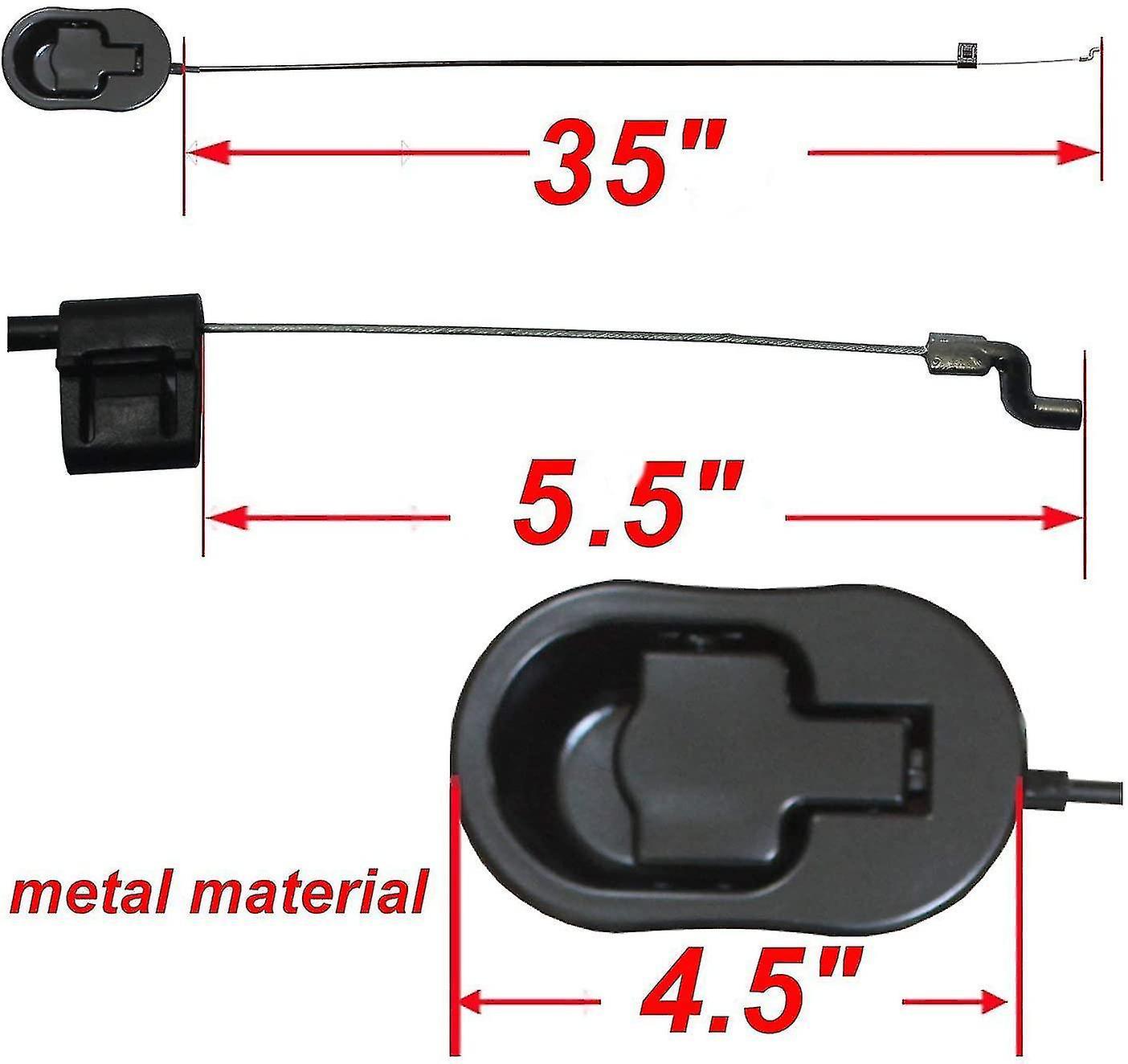 Recliner Replacement Parts Universal Chair Handle With Cable
