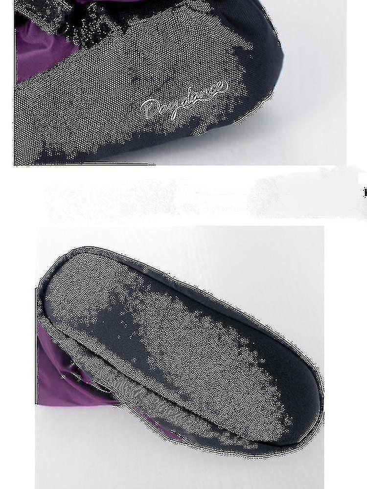 Sıcak Bale Dans Ayakkabıları Kadın Yastıklı Kısa Egzersiz Botları Pamuklu Ayakkabı-Y