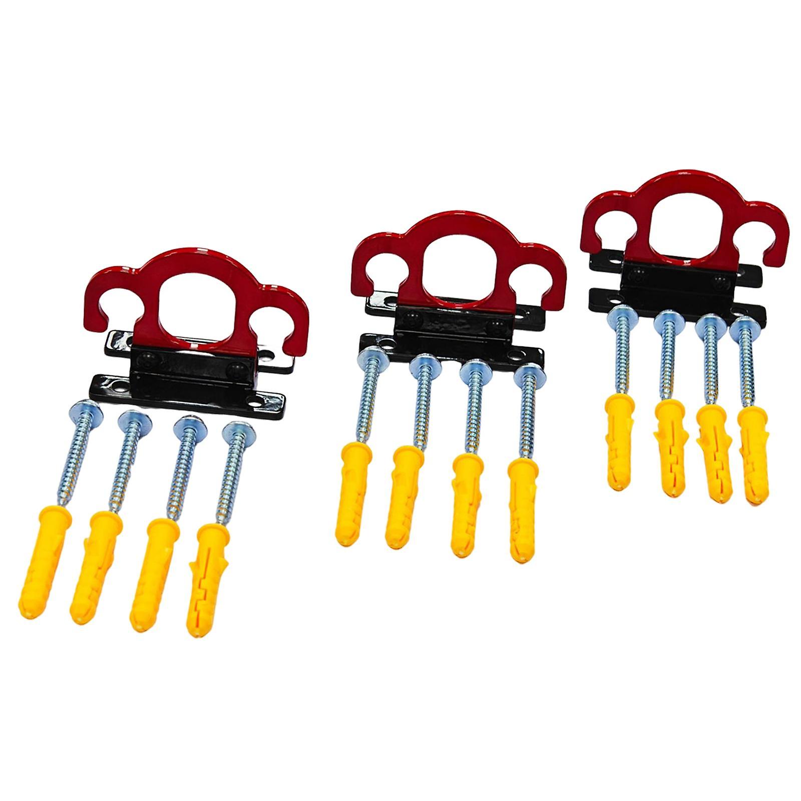 3 Pieces Resistance Band Door Anchors for Resistance Bands Closed Loop Bands Black