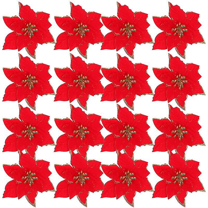 24pcs Christmas False Flower