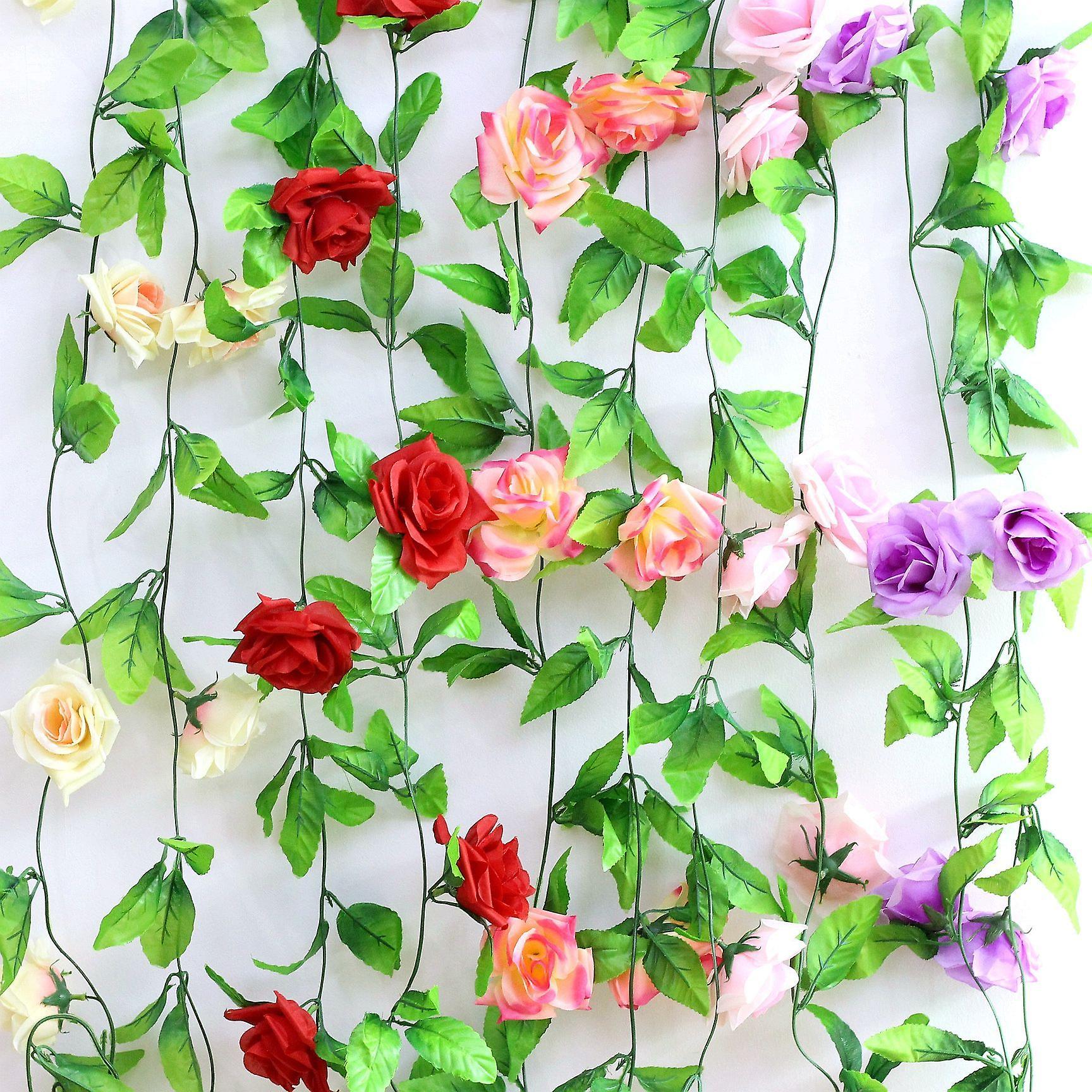 5 stk kunstig blomst kunstig blomst rotting tørket blomst falsk blomst