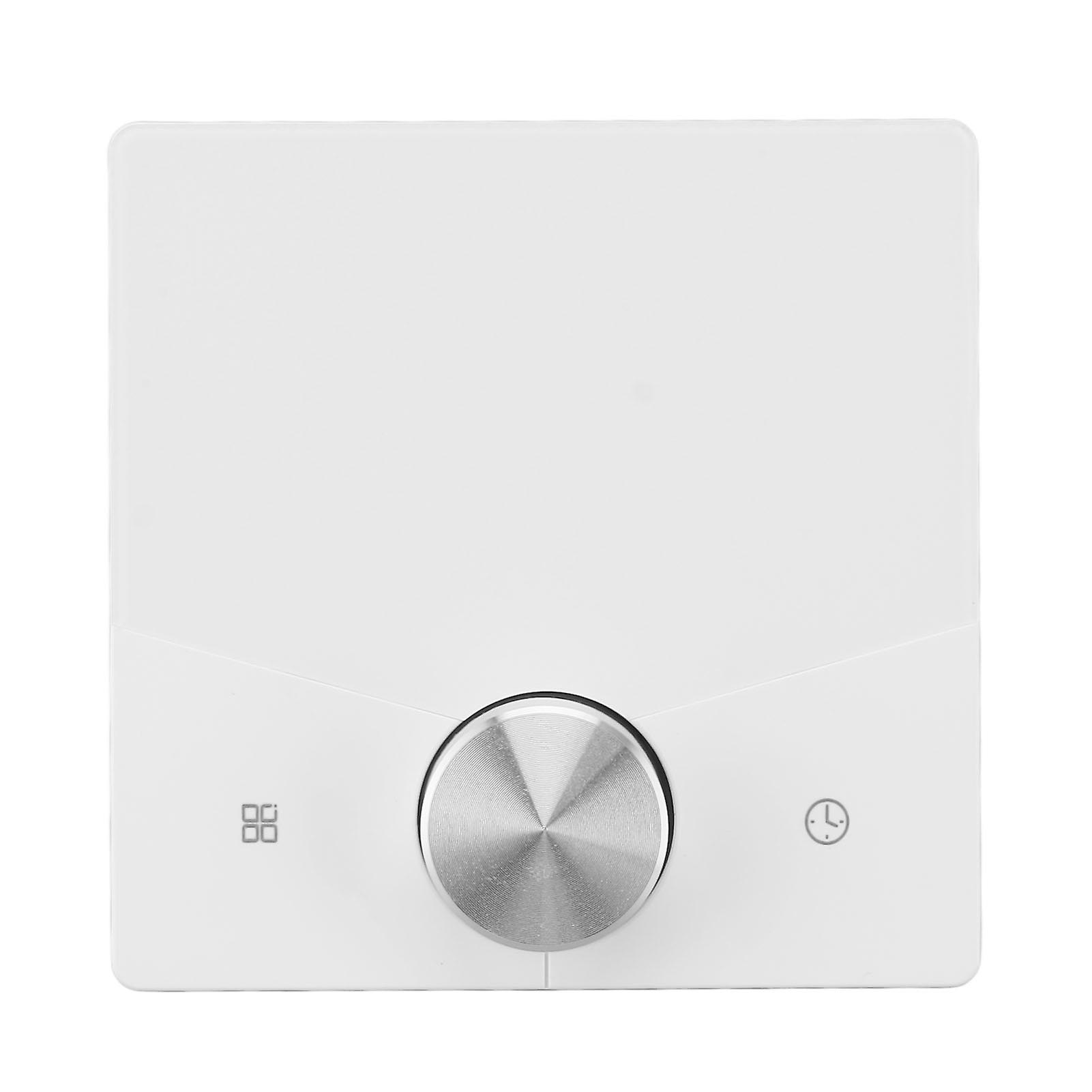 Smart Thermostat Color Display Touch Screen Digital Underfloor Heating Thermostat for Home Steam Room White