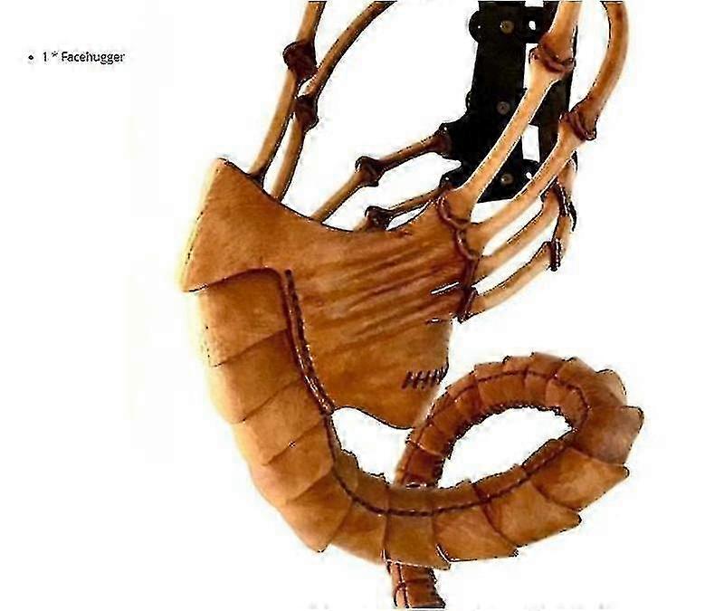 Halloweenská maska Kostým Facehugger Mimozemšťan Facehugger Maska na obličej Kostým Face Hugger Hororové rekvizity Gumová strašidelná maska škorpióna na půl obličeje