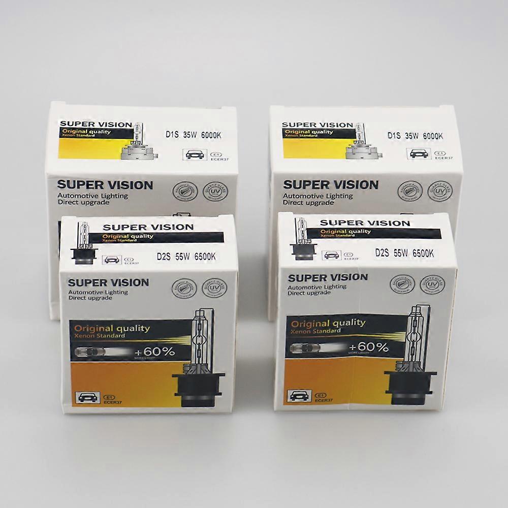 2pcs HID Car Xenon light Head D1S D2S D3S D4S Auto Bulb CBI Head 35W 55W 6000K Fog 12V