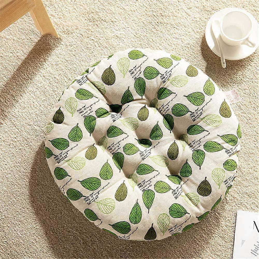 Lot de 2 chaises Coussin (40*450 cm - version feuille), coussins d'assise de chaise ronde, coussins de chaise de jardin, coussins de dossier pour usag