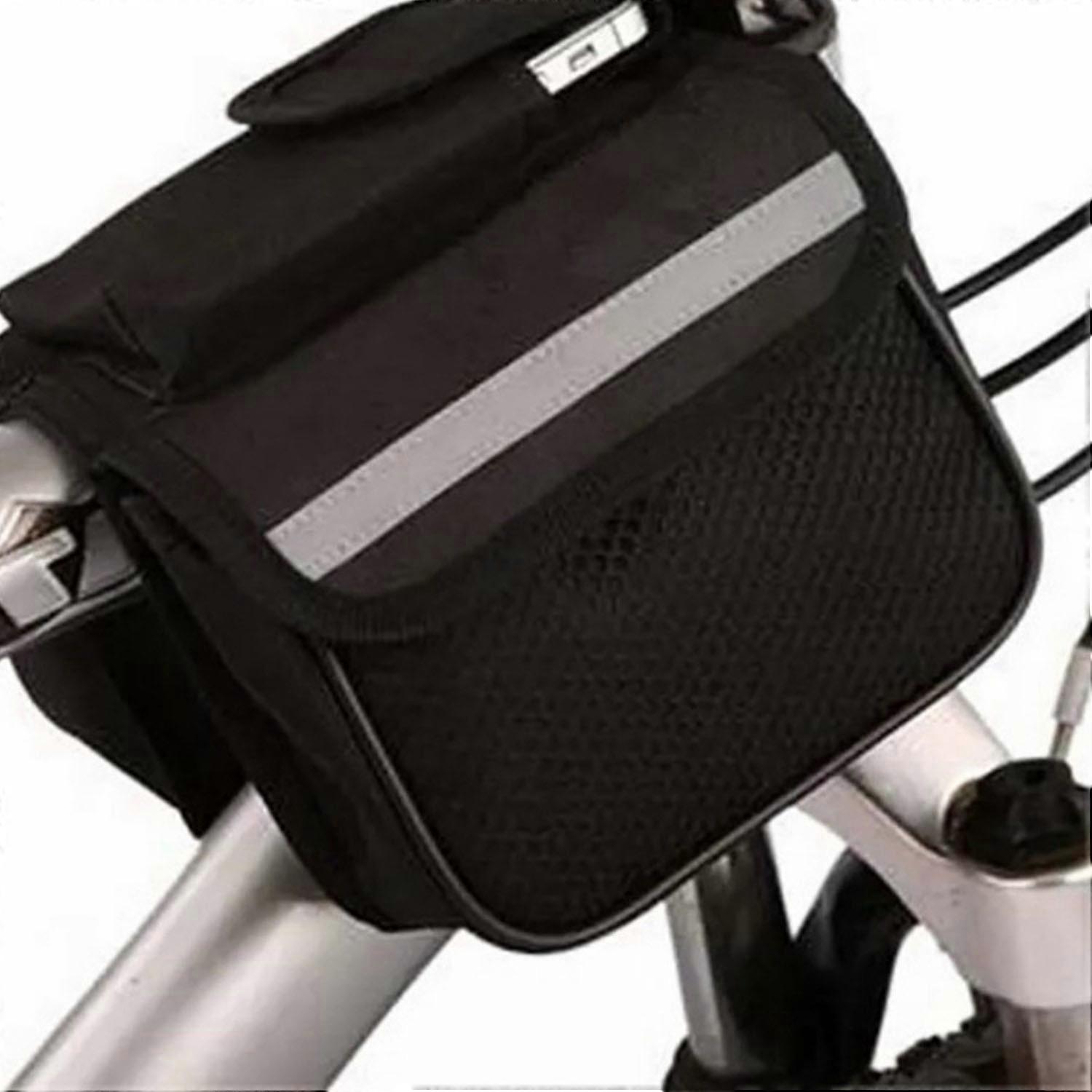 1 piece black bicycle saddle bike bag