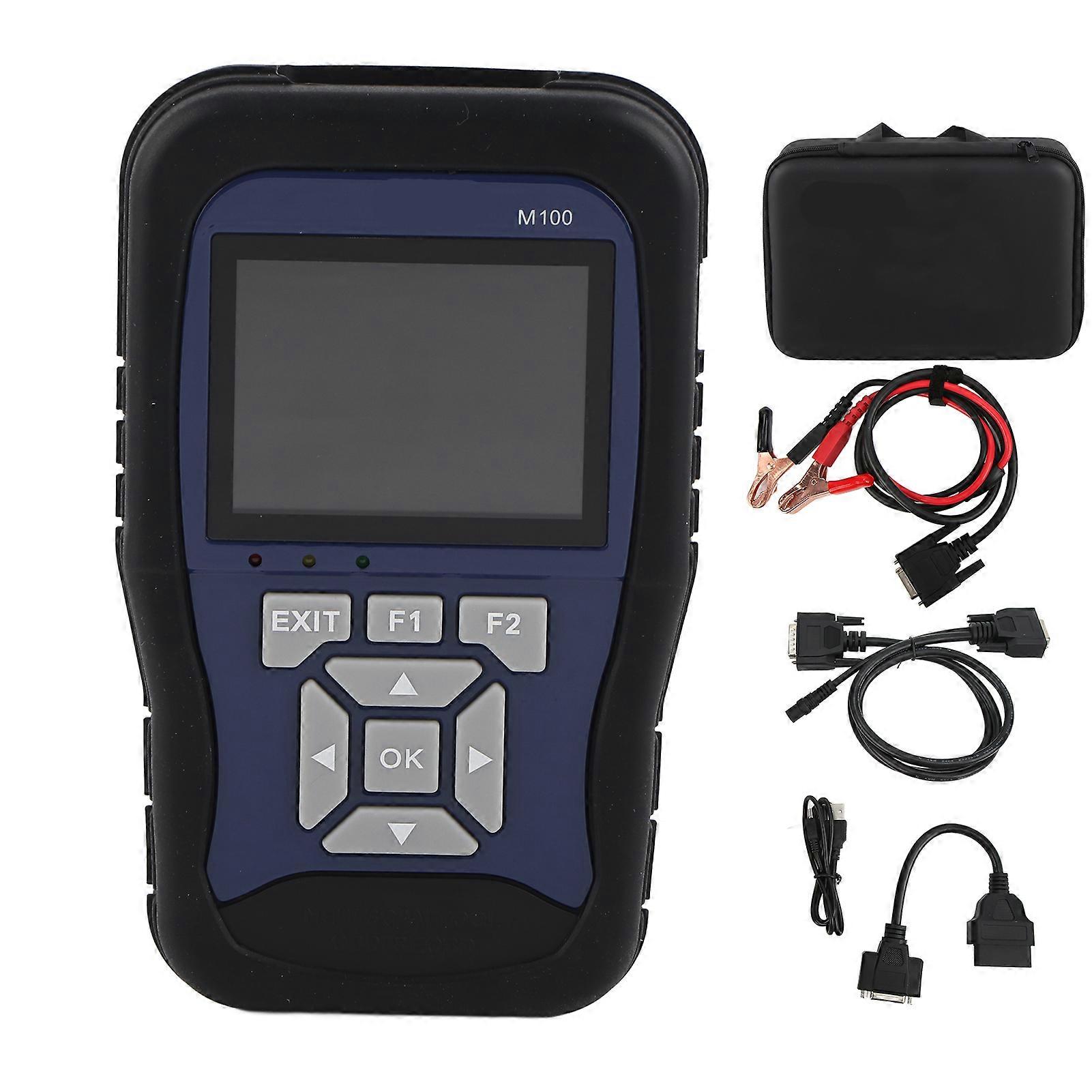 12V Motorcycle Scanner Codes Reader Battery Tester Intelligent Dual System Handheld Diagnostic Tool E2U011