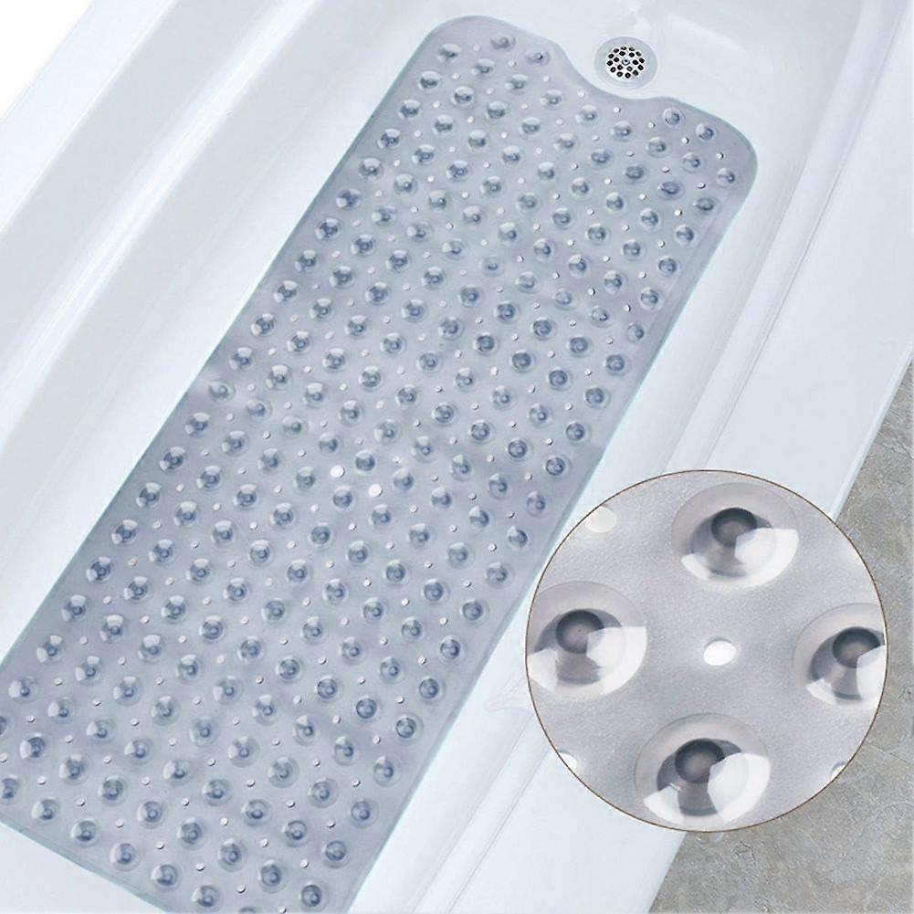 Badematte Dusjkar Sklisikker Maskinvaskbar Ekstra Langt Badekar Baderomsmatte Med Sugekopp (40 x