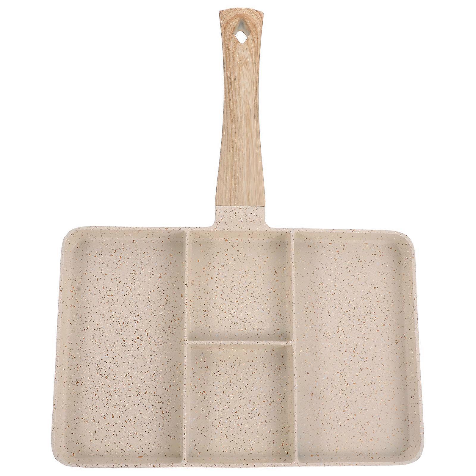 Ergonomic Chicken Pan Breakfast Frying Pan Multi-function Steak Pan Frying Accessory