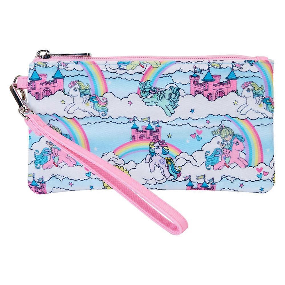 Loungefly My Little Pony Sky Scene All-over-print Nylon Wristlet Wallet