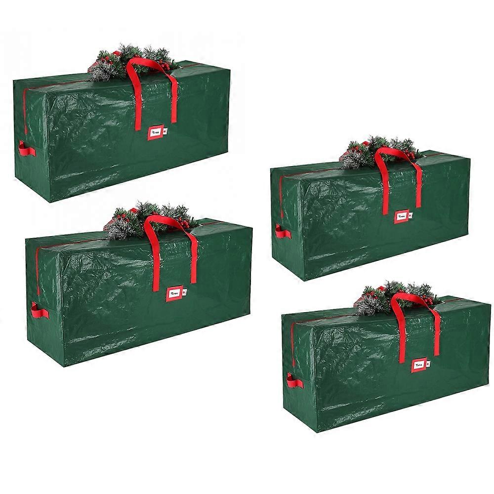 Christmas Tree Bag - Ideal for Artificial Trees - Dust and Waterproof Cover with Handle - Christmas Tree Storage Bag 4pcs