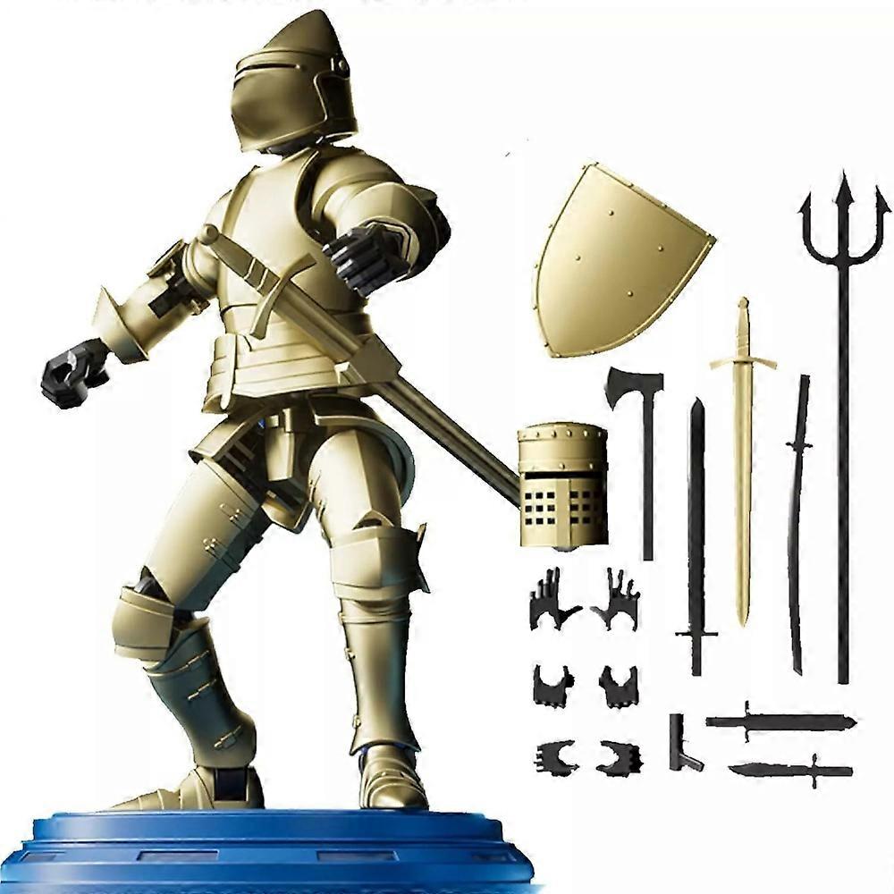 Dummy 13 Robot Action Figure in Armor,15th Generation Medieval Knight Action Fig