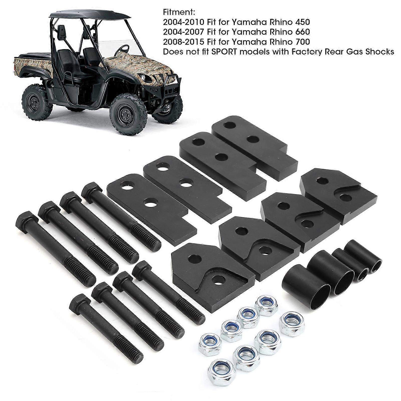 طقم رفع كامل 2 بوصة ATV لزيادة الخلوص الأرضي مناسب لـ Yamaha Rhino 450/660/700 SE Sport