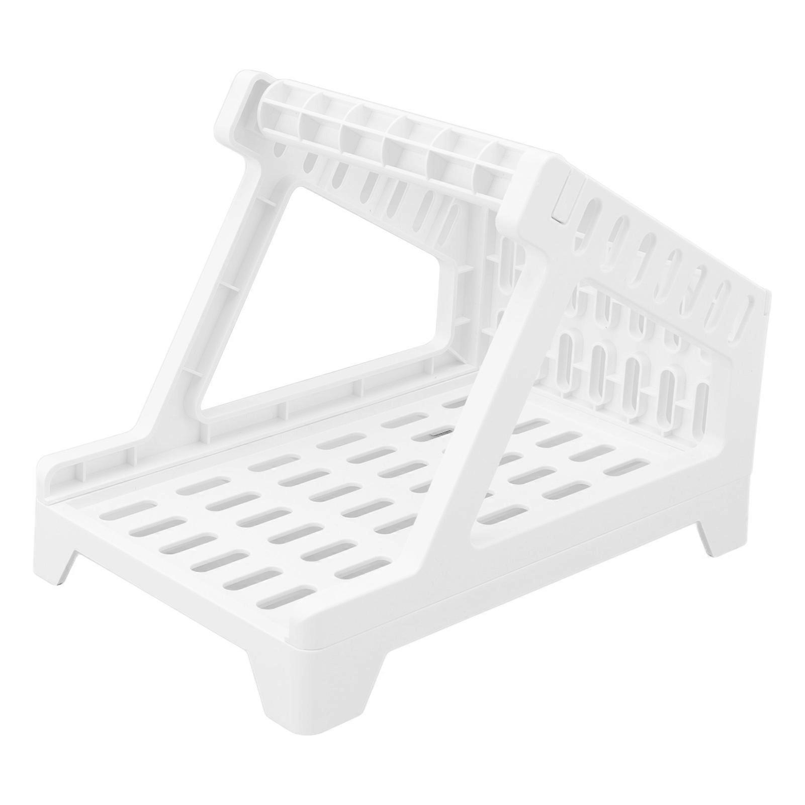 Barcode Printer Stand Save Space Lightweight Convenient Mini Printer Stand for General Labeling Machines Home Office White