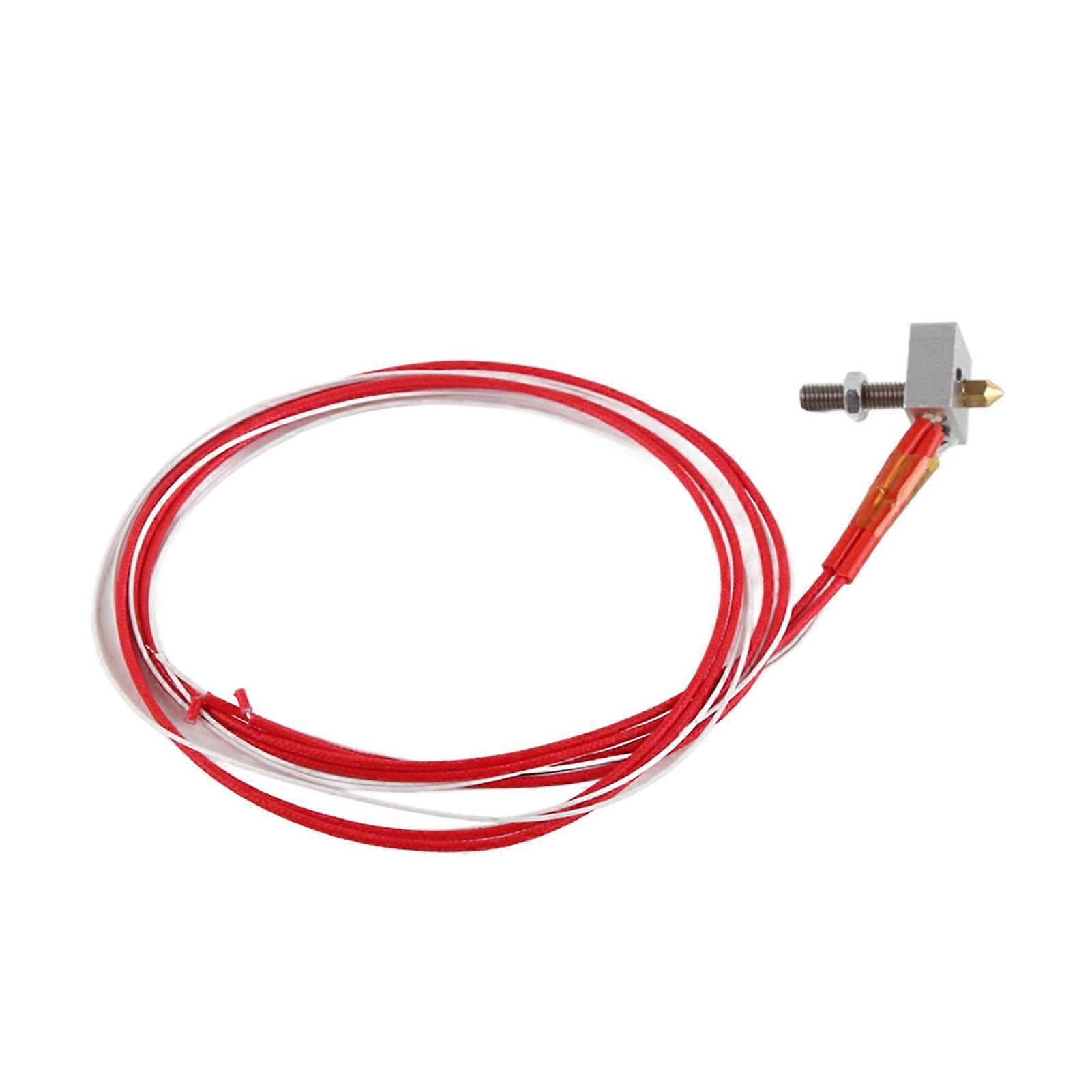 Assembled Extruder Hot End Kit 0.4mm Nozzle 3D Printer Aluminum Heating Block