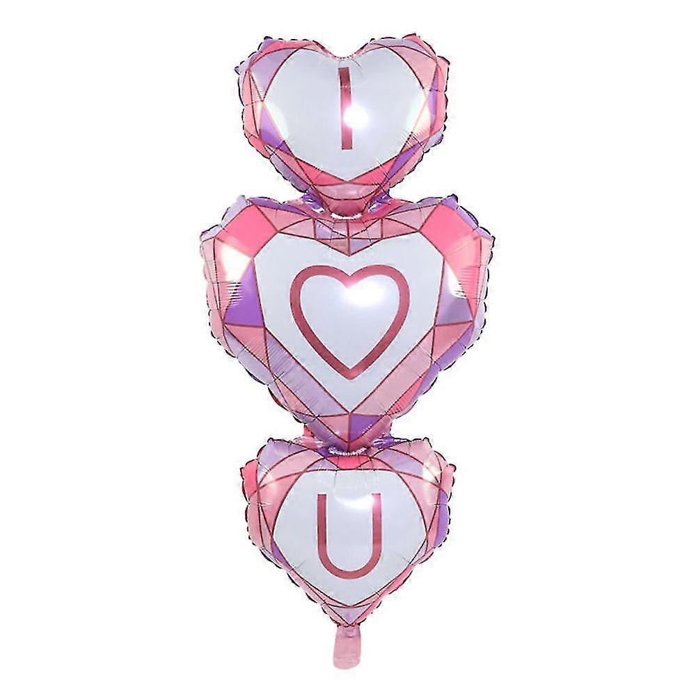 ギフト3Dベアアニバーサリー私はあなたを愛するバレンタインデーホイルバルーンウェディング