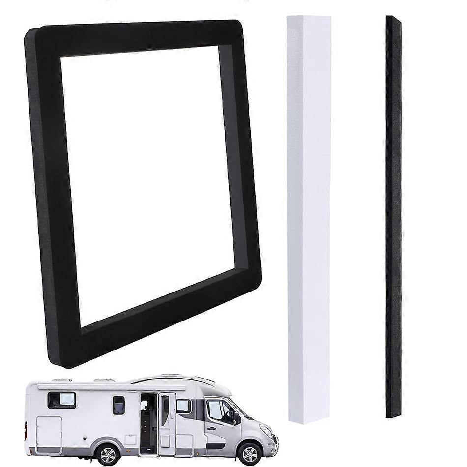 14-Inch x 14-Inch Universal Camper Roof A/C Gasket Kit | Features a Waterproof Compression Seal Self-Adhesive Picture Frame Gask