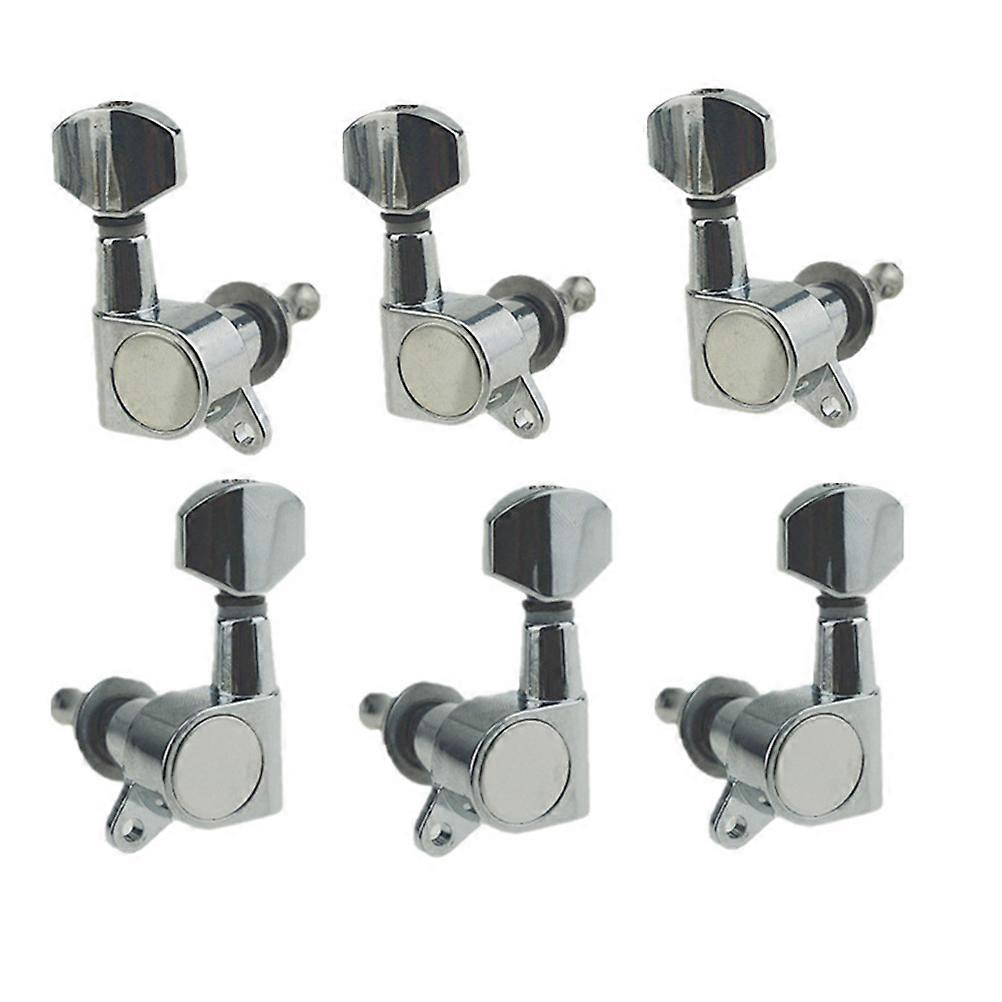 6pcs Guitar Tuning Pegs Tuners Machine Heads Guitar Parts 3*Right + 3*Left