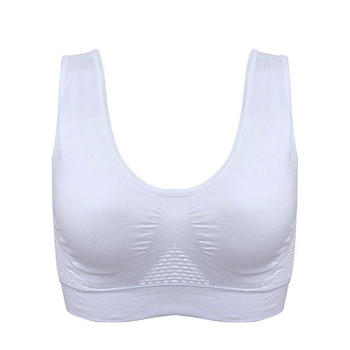 Plus Size Mulheres À Prova de Choque Sem Fio Push-up Colete Bra Sport Cuecas