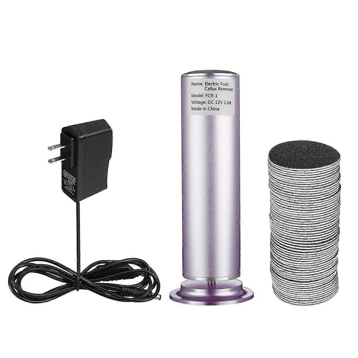 Electric Foot File Callus Remover 360 Rotary Callus Remover Tool Electric Foot File With Replacement Sandpaper Discs Pedicure Tool