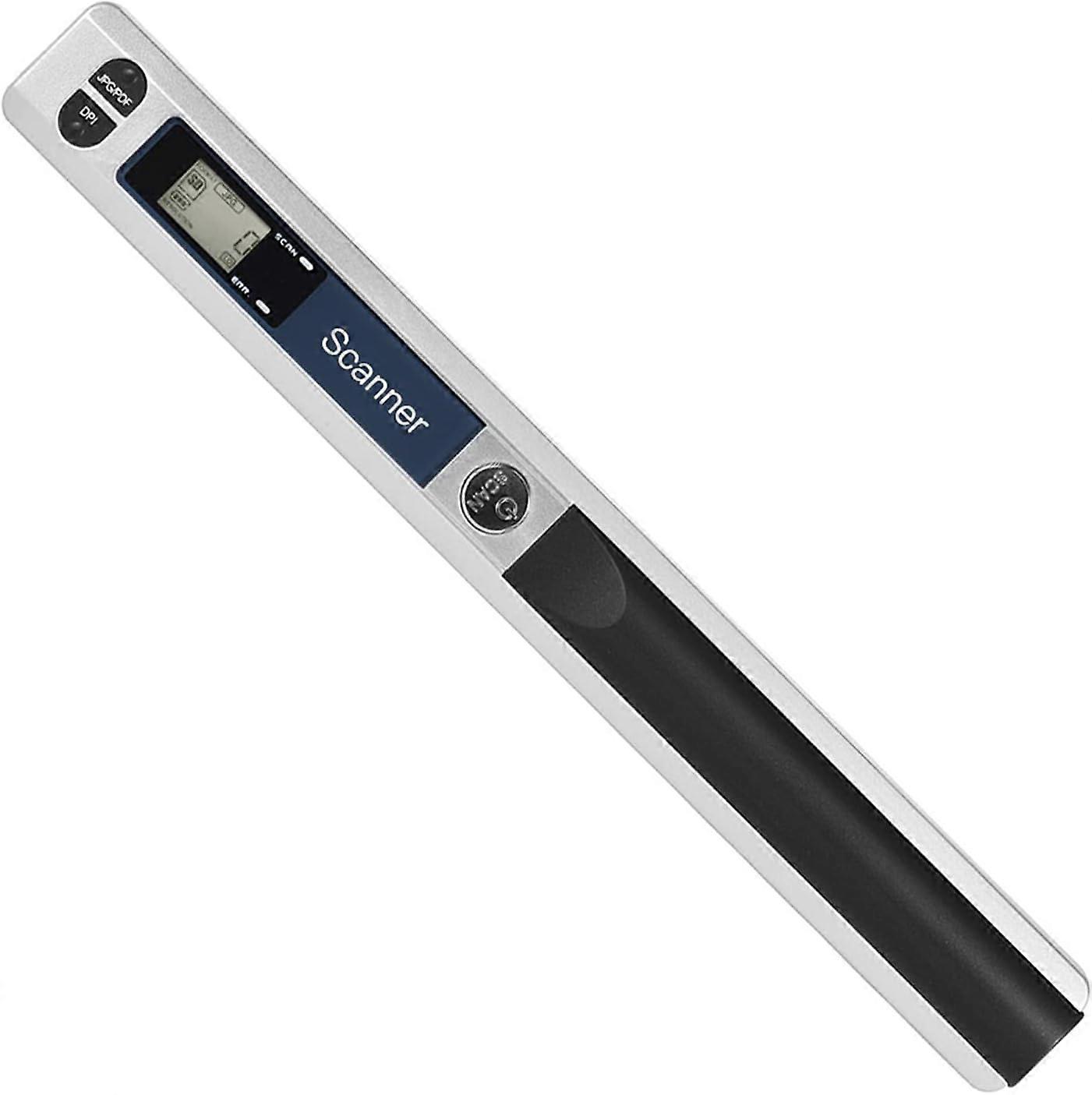 Scanner portatile wireless Righello Scanner di documenti ad alta risoluzione 900 DPI formato JPG / PDF A4 compatibile per Windows 7 / Vista / XP / nero