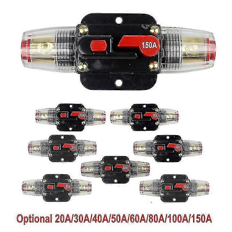 20-150amp Circuit Breaker Dual Battery Ip67 12v-24v Fuse Manual Reset Waterproof-Yvan