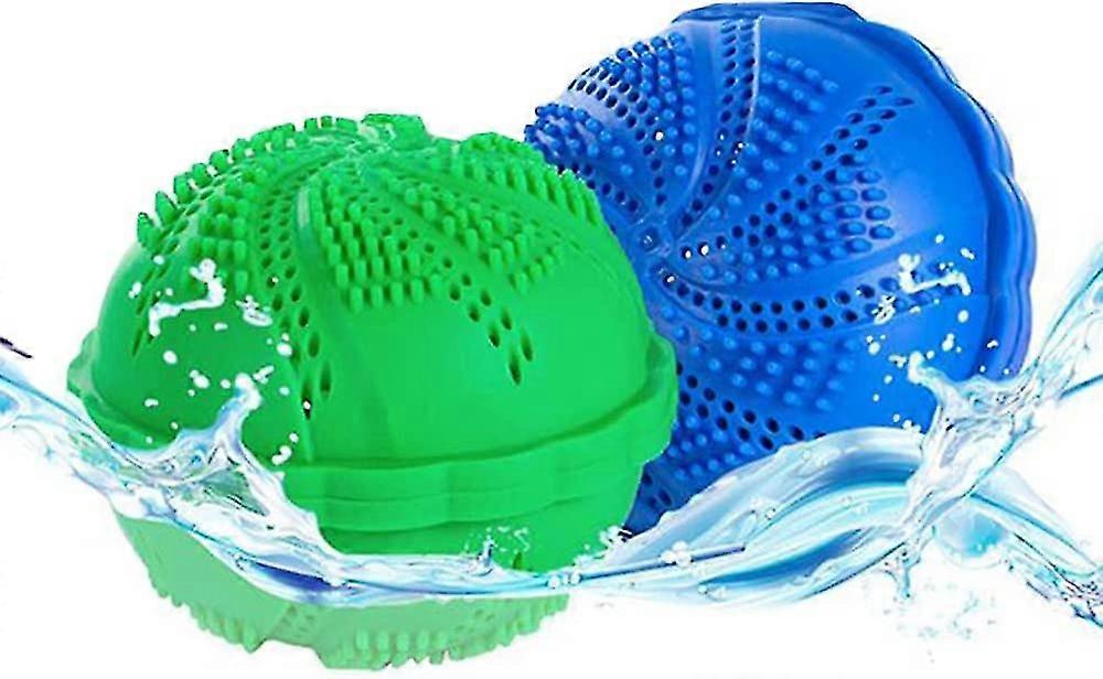 2 Pack Eco-friendly Laundry Balls, Reusable Washing Balls, Improve Washing Effect