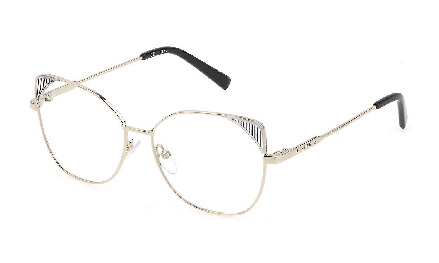 Montatura per occhiali Sting VST432V 594Y ORO CHIARO LUCIDO 53/14/135 DONNA