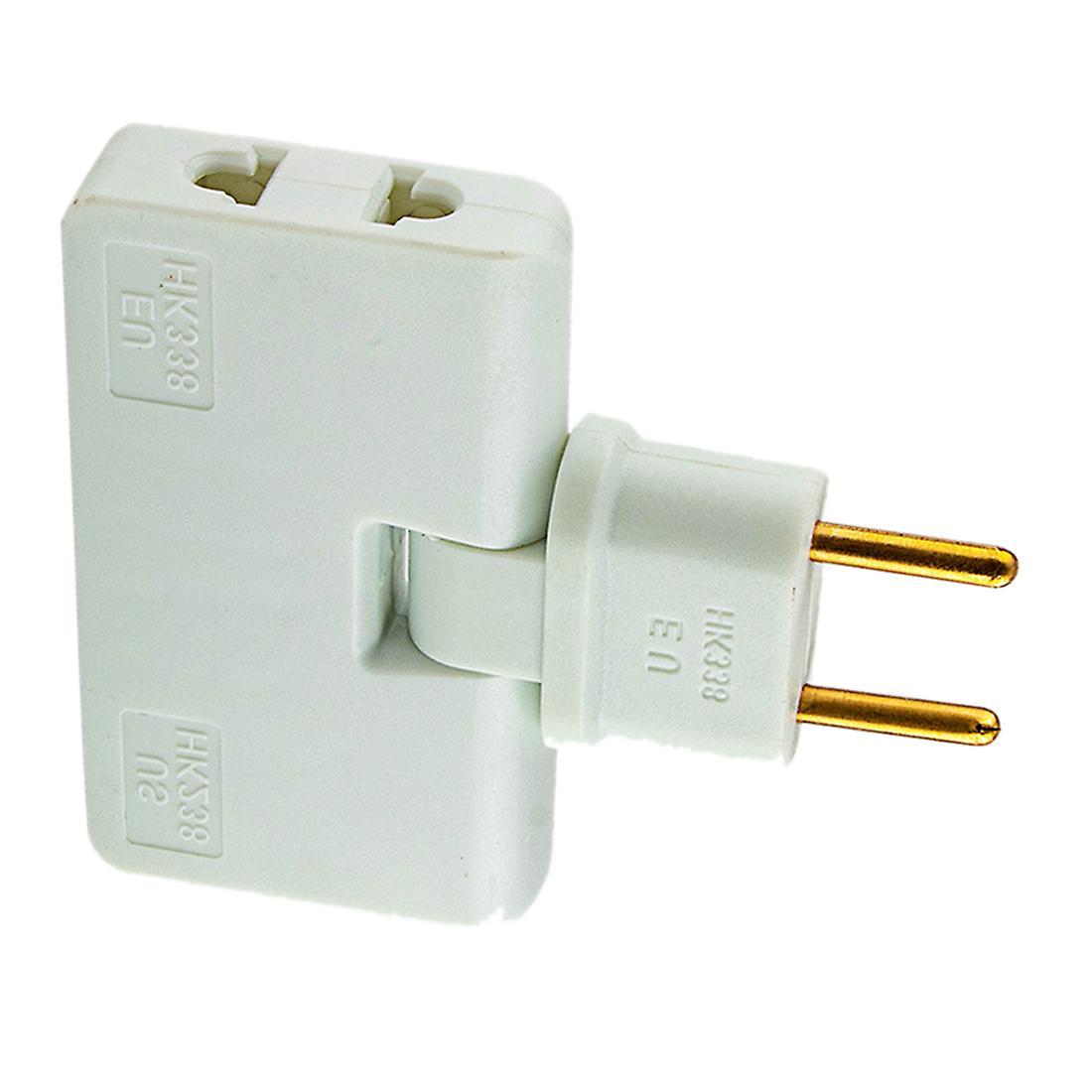 Rotate EU Plug Converter 3 in 1 Rotatable Outlet Extender 180 Degree Extension Plug Mini Outlet Ada