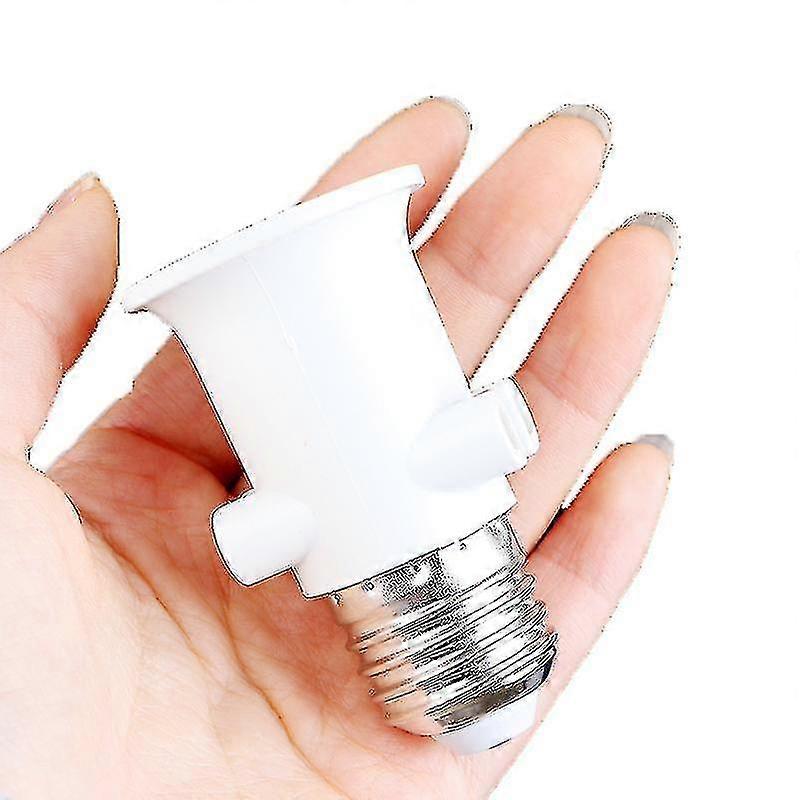 Ac100-240V E27 Adaptateur d’ampoule Support de lampe Base Socket Conversion avec prise eu Hfmqv