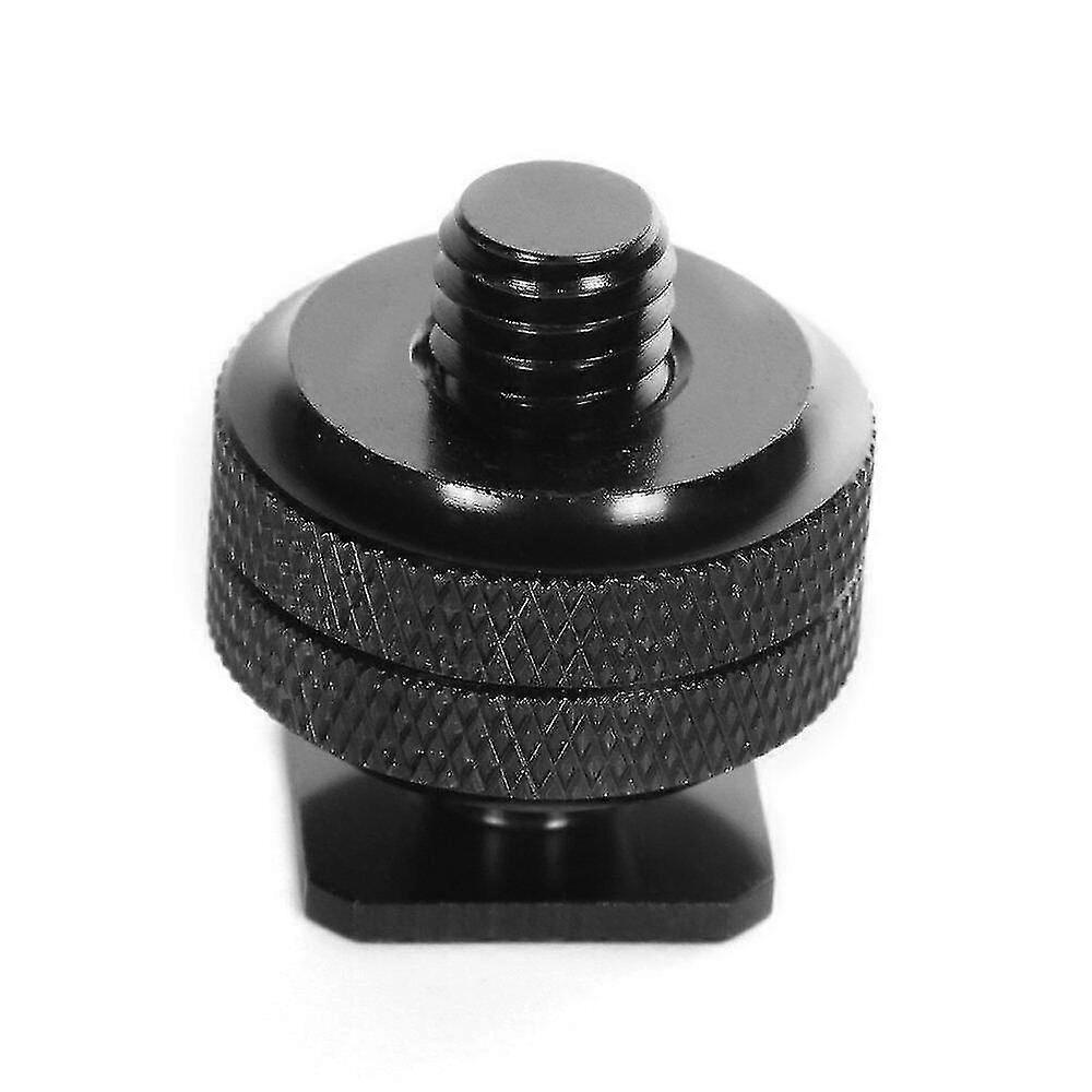 1/4" Screw Tripod Mount Flash Hot Shoe Adapter For Camera Studio
