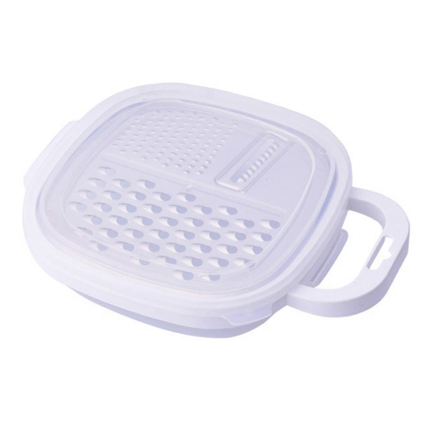 Grater for Cheese Vegetable Multifunctional Slicer Shredder With Container