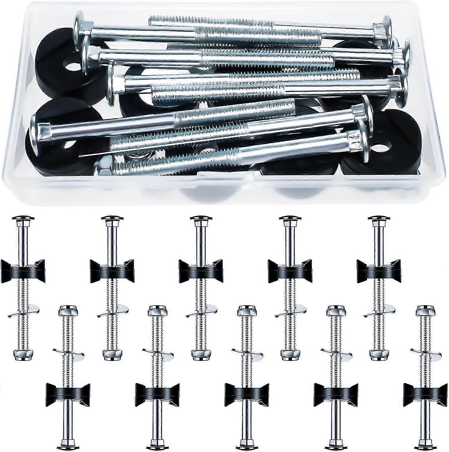 Pack of 10 Trampoline Accessories for Trampoline Stakes Trampoline Spacers Screws for Trampoline Fixing Suitable for Large Trampoline and Small Tramp