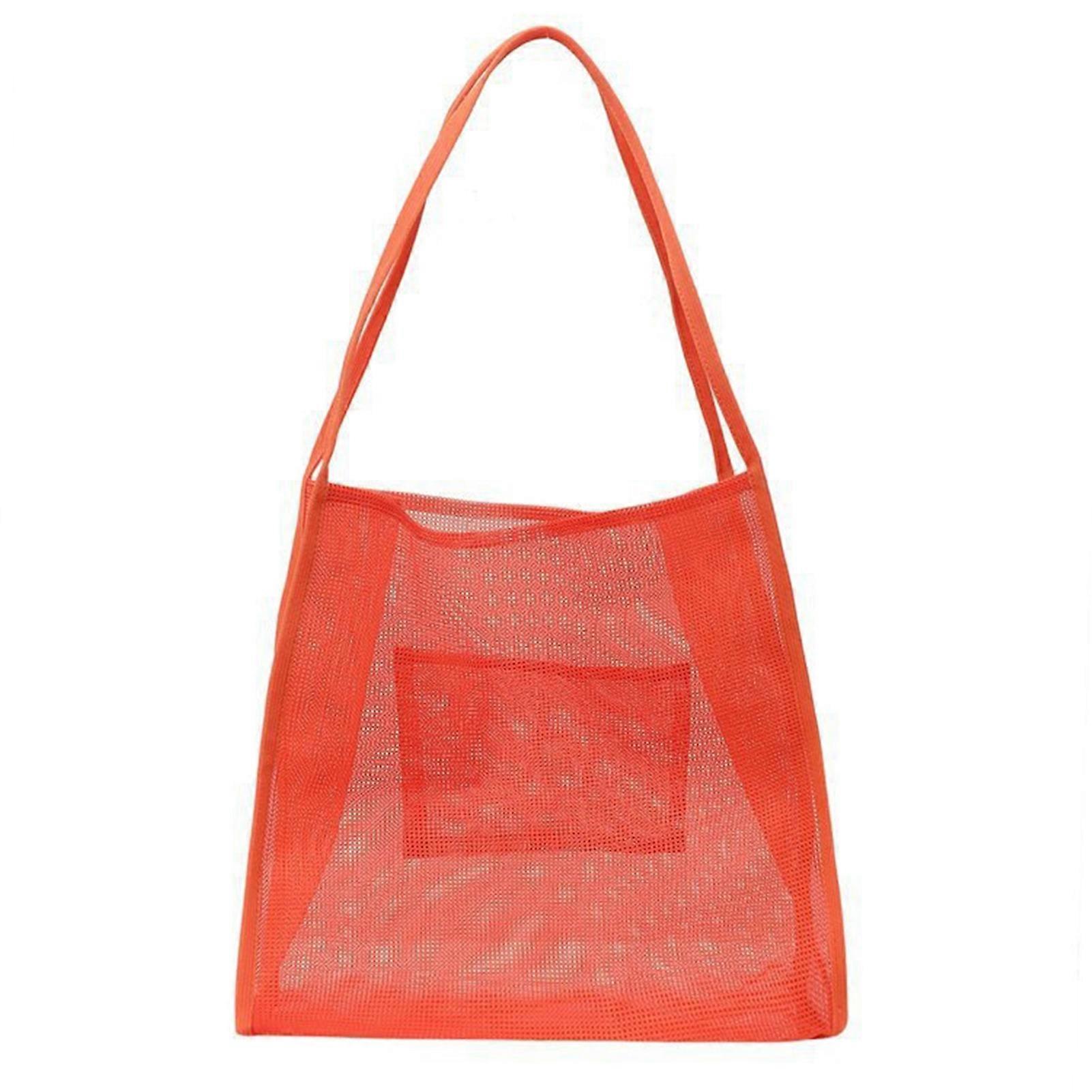Transparent Mesh Casual Handbag Premium Nylon Fabric and Soft Touch Shoulder Bag for Daily Use and Travel Use