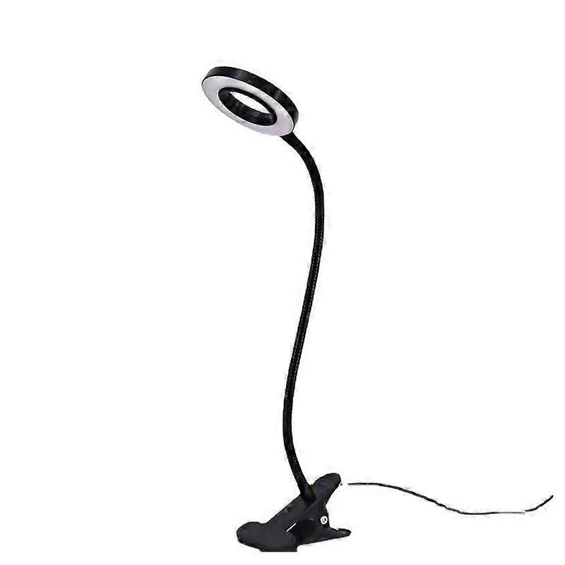 Clamp Lamp,3 Modes LED Desk Lamp, 360Flexible Reading Lamp,Long Distance Use, For Learning, Reading, Working,2024 Ping