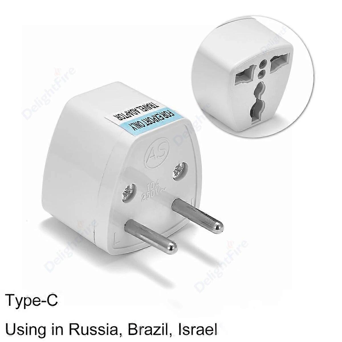1pcs Plug Adapter EU Travel Socket Universal US To EU Electrical Socket 220V AC Outlet Wall Socket Power Charge Converter