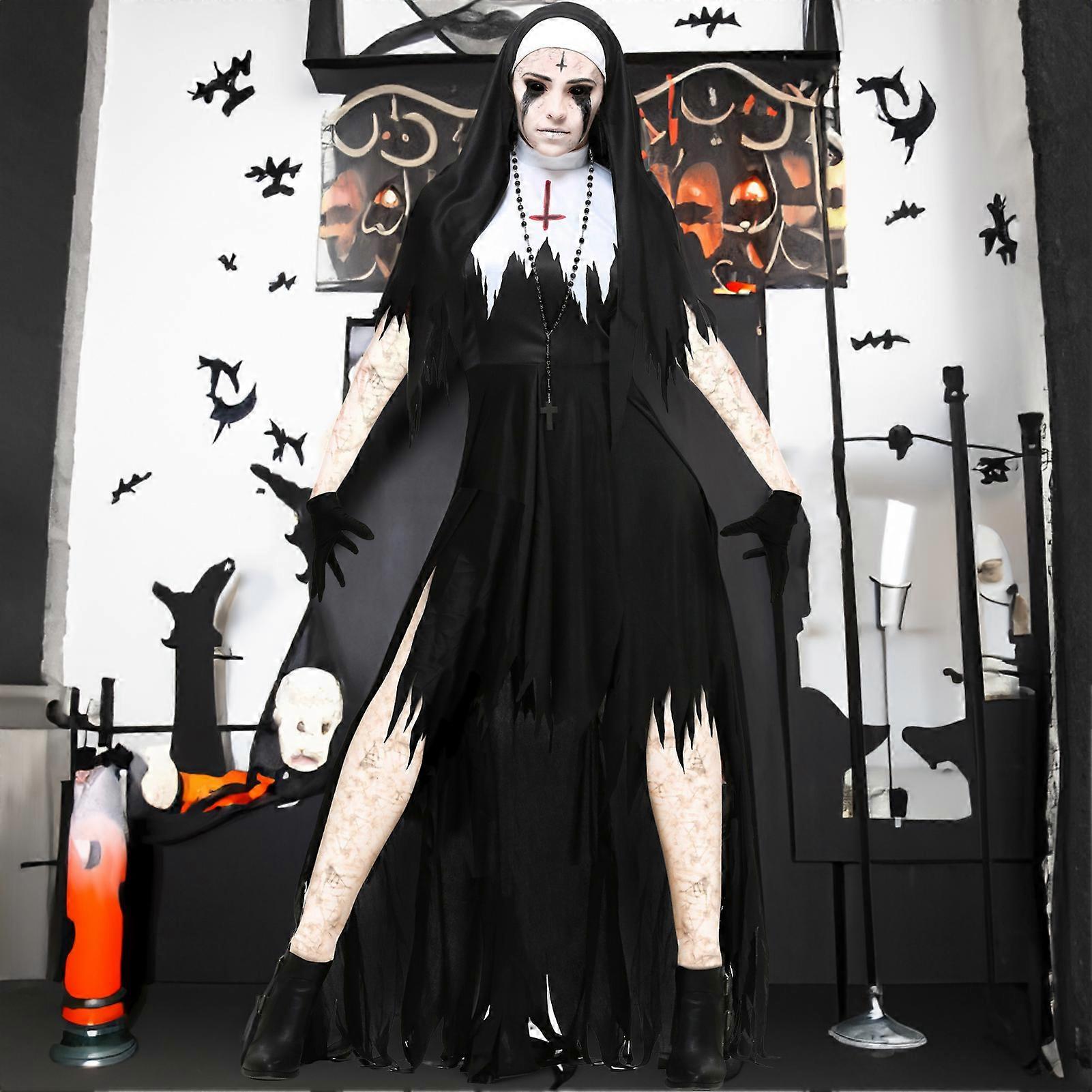 Vinyl Horror Nun Women’s Costume main image 1