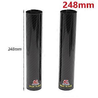 Motorcycle Carbon Fiber Adjustable Front Fork Shock Guard Protector For HONDA XR250/MOTARD CRF250R/L/M/450R/X Accessories