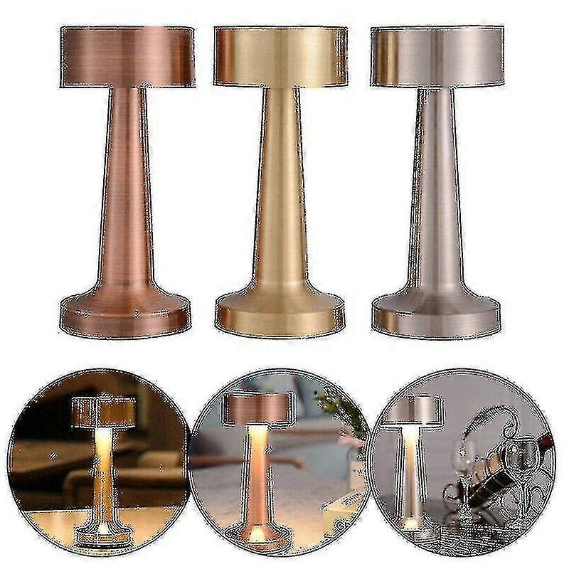 Rechargeable Led Table Lamp Touch Sensor Desk Light Bedroom Restaurant Bar Dcor -JRCH