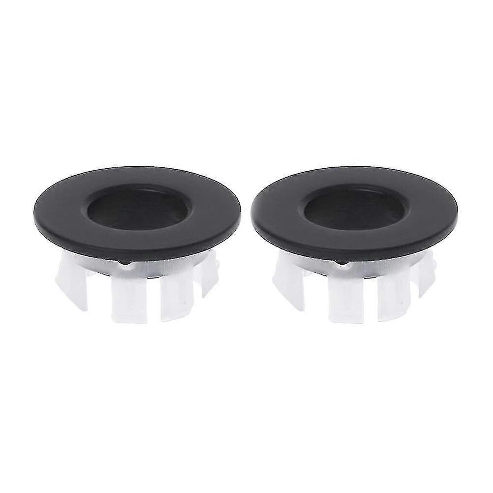 2pcs Sink Hole Overflow Cover Basin Sink Overflow Cover Bathroom Basin Insert