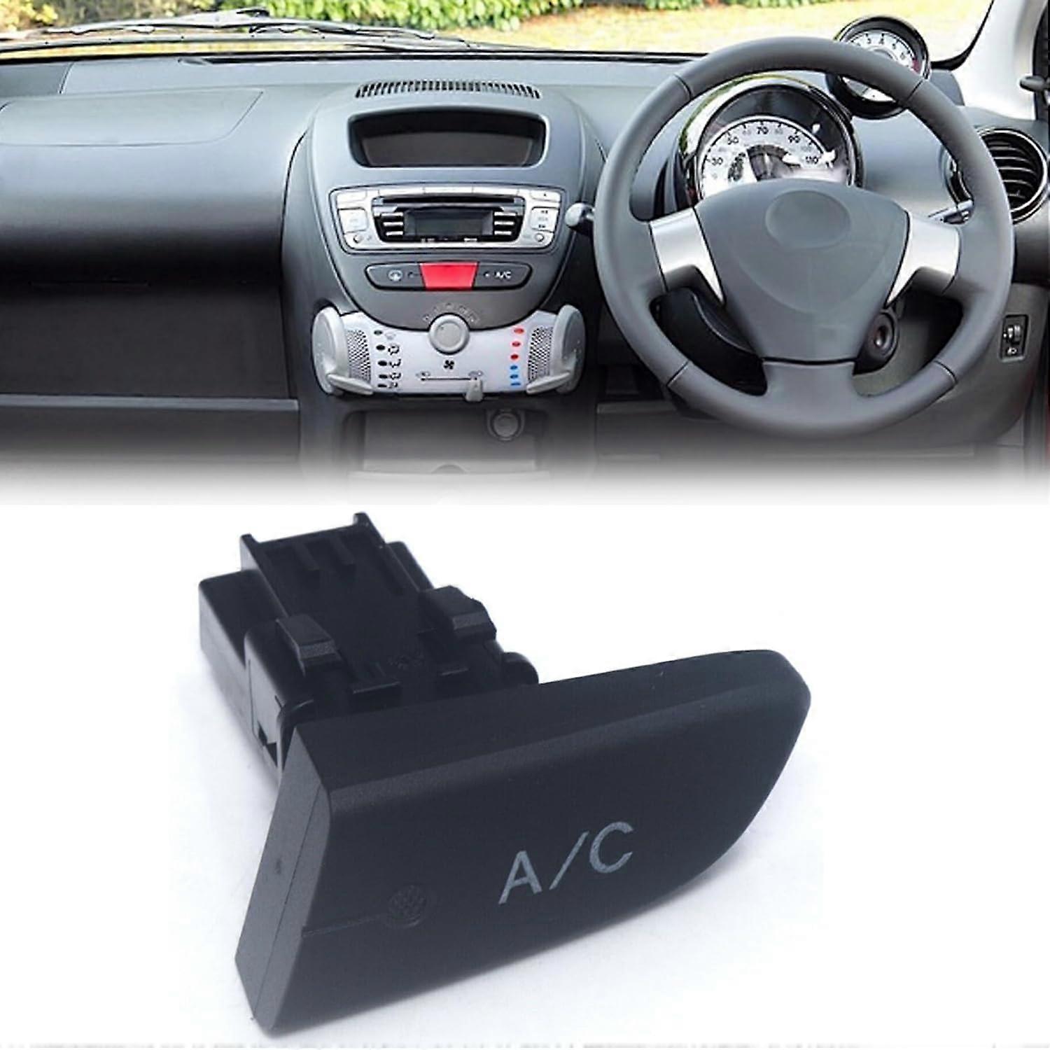 Air Connditioner Control Switch,A/C Air Conditioner Unit Control Button for Peu-geot 107 Citr-oen C1 To-yota Aygo 2005-2014 6554KX