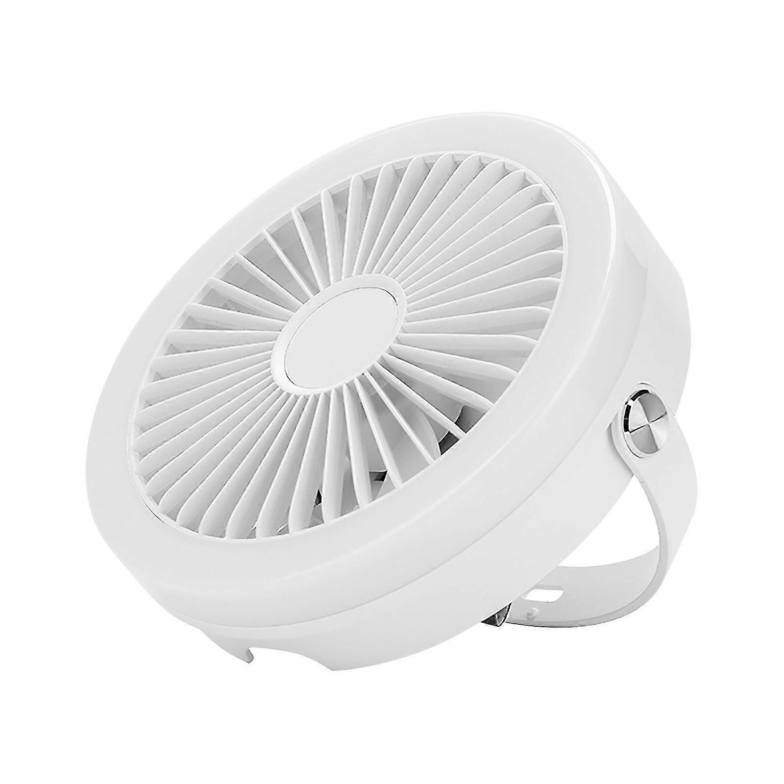 Remote Control Mini Fan With Ring Light And Rechargeable Usb Portable