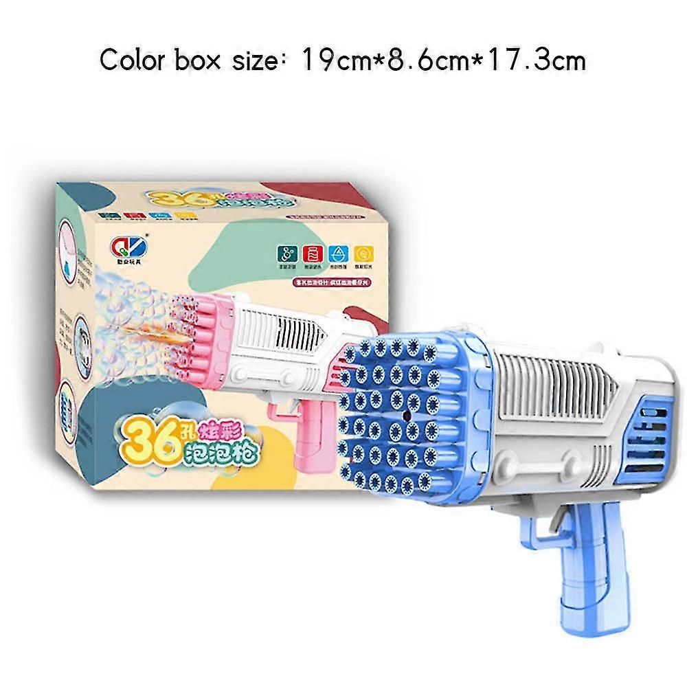 Electric Bubble Makers Bubble Blowing Products Cartoon Rocket Launcher Shape