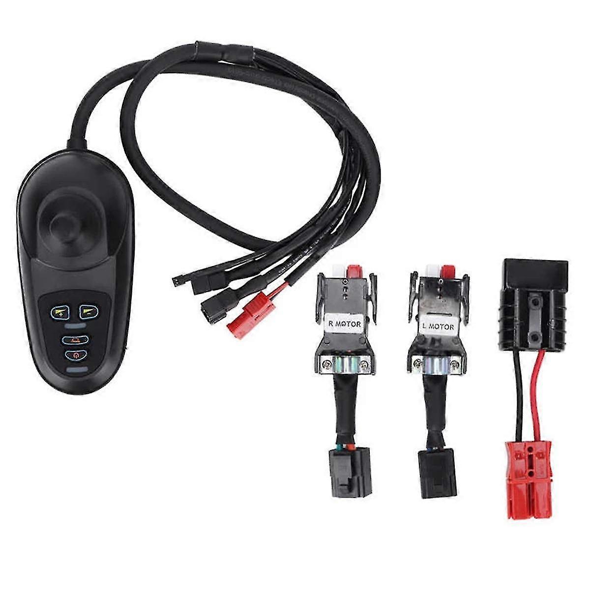 Electric Wheel Chair Joystick Controller Replacement Brushed 4p Joystick Controller With Brake Whee