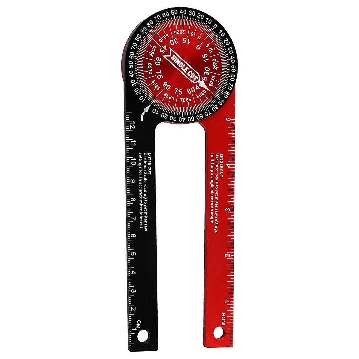 360 Degree Angle Gauge Woodworking Horizontal Angle Gauge Angle Cutting Locator DIY Angle Ruler Ang