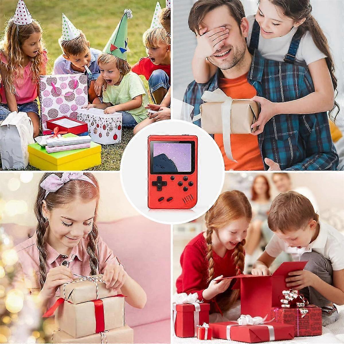 2.4inch Retro Handheld Game Console+game Controller For Kids 400 Games Support For Connecting Tv And Two Players On Tv C
