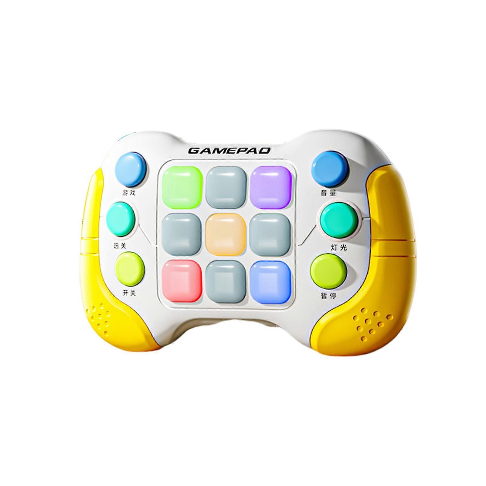 Fidget Toy Fast Push Music Game Toy Electronic Brain Memory Gamepad Educational Toy for Kids Teens Adults