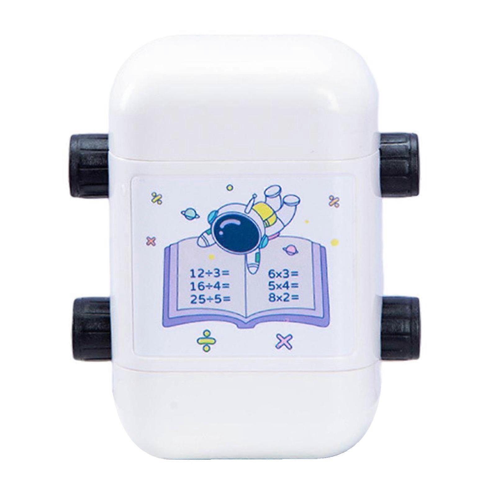 Math Roller Stamp Double Roller Stamped Clearly Random Problem Setting Question Maker Addition Subtraction Multiplication Division Math Learning Stamp